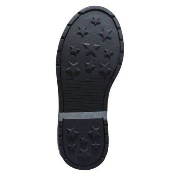 Girls' Zoe Combat Boots Multi-Color Glittered Style Zipper Lace-Up Youth… - Picture 6 of 10